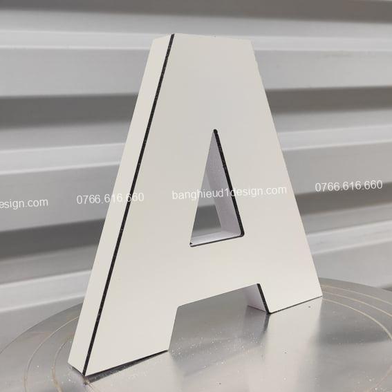 chữ nổi alu uốn tay thủ công chữ nổi alu uốn tay thủ công