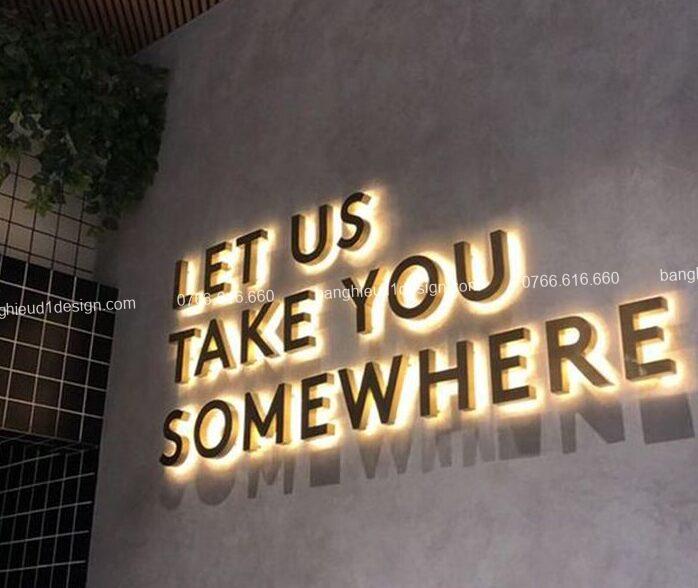 chữ gỗ có đèn led hắt chân chữ gỗ có đèn led hắt chân