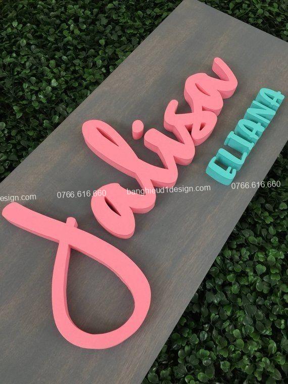 chữ gỗ phun sơn đa sắc siêu đẹp và dễ thương chữ gỗ phun sơn đa sắc siêu đẹp và dễ thương
