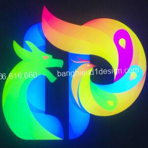 Chữ nổi mica chữ mica in UV đồ hoạ xuyên sáng siêu đẹp