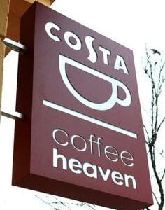 hộp đèn alu âm cnc cho quán cafe đẹp và đơn giản