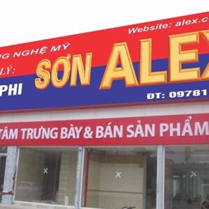 Bảng hiệu bạt hiflex bảng hiệu bạt đế xám chất lượng