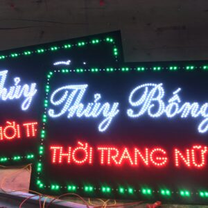 hộp đèn chữ nhật led nhấp nháy