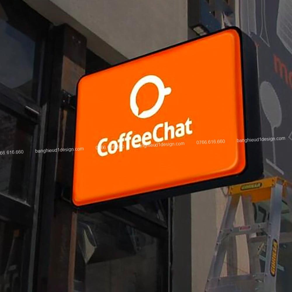 hộp đèn hút nổi coffee đẹp chữ nhật hộp đèn hút nổi coffee đẹp chữ nhật