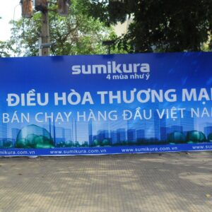 Bảng hiệu bạt hiflex làm bảng căng bạt tại TP.HCM