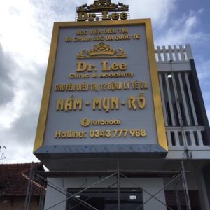 Bảng Hiệu Alu thi công bảng hiệu alu spa, thẩm mỹ viện