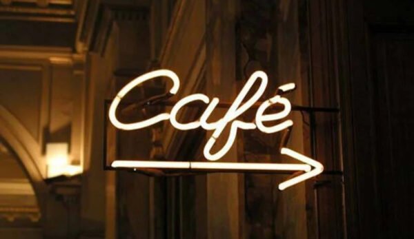 biển vẫy neon sign cho quán cafe đơn giản