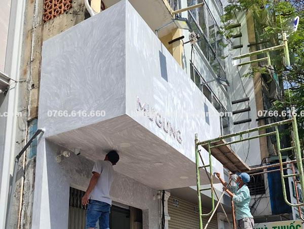 thi công bảng hiệu cemboard spa thi công bảng hiệu cemboard spa