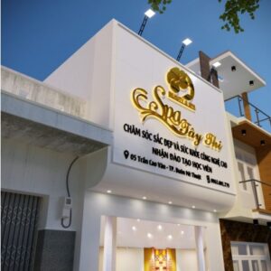 thiết kế 3D bảng hiệu thẩm mỹ viện