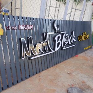 sản xuất và lắp đặt bảng hiệu thanh lam tôn và chữ nổi