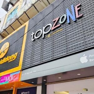 Bảng Hiệu Tôn Đục Lỗ bảng hiệu bằng thanh lam tôn đục lỗ màu đen