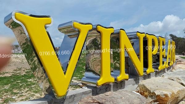 chữ hút nổi mica hông inox kích thước lớn tự đứng chữ hút nổi mica hông inox kích thước lớn tự đứng