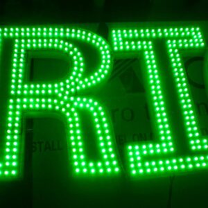 Chữ nổi LED cấm mặt chữ chữ đèn led cấm mặt chữ viền