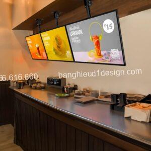 Hộp đèn siêu mỏng tranh điện siêu mỏng là menu cực đẹp