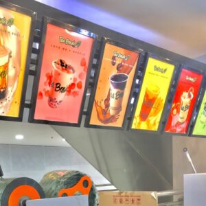 làm trang menu phát sáng