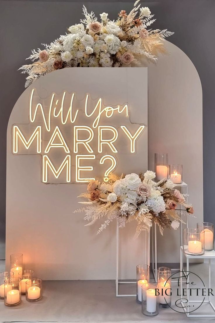 backdrop wedding trang trí neon sign