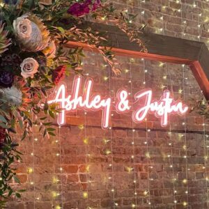 neon sign wedding & lễ hội tên vợ chồng
