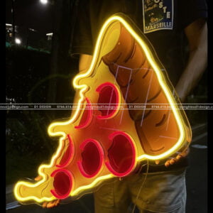 neon sign pizza