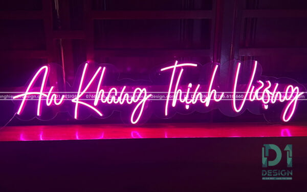 neon sign chữ an khang thịnh vượng