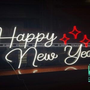 Neon sign năm mới new year neon sign new year chữ happy new year