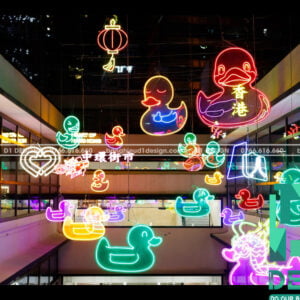 Neon sign năm mới new year neon sign năm mới trung tâm