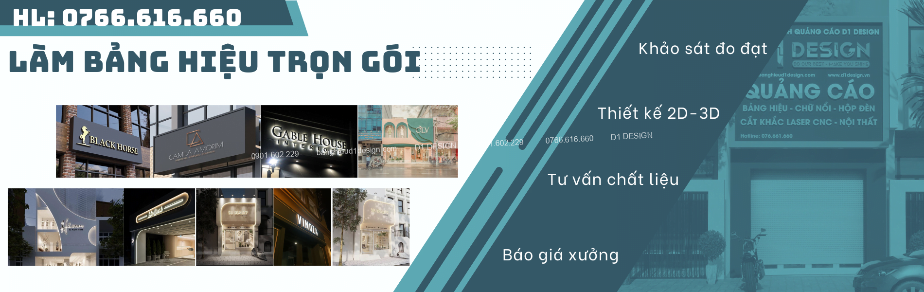 D1 DESIGN | Thi công, thiết kế bảng hiệu quảng cáo TP.HCM Banner d1 bảng hiệu