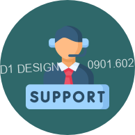 D1 DESIGN | Thi công, thiết kế bảng hiệu quảng cáo TP.HCM support
