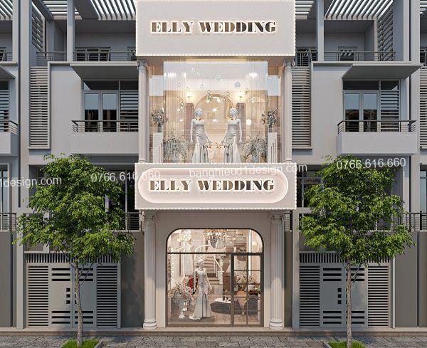 Bảng hiệu wedding áo cưới tham khảo