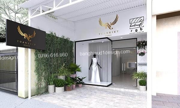 Bảng hiệu wedding áo cưới tham khảo