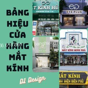 Bảng hiệu cửa hàng mắt kính thế nào là đẹp?