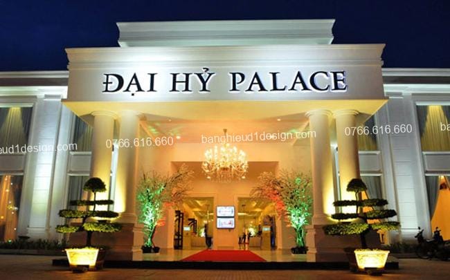 Bảng hiệu wedding áo cưới tham khảo