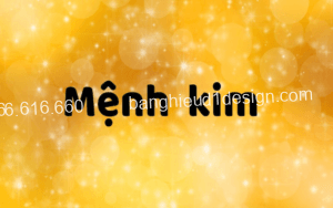 Mệnh Kim đặt tên bảng hiệu như thế nào