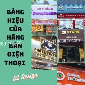 Bảng hiệu cửa hàng bán điện thoại thu hút