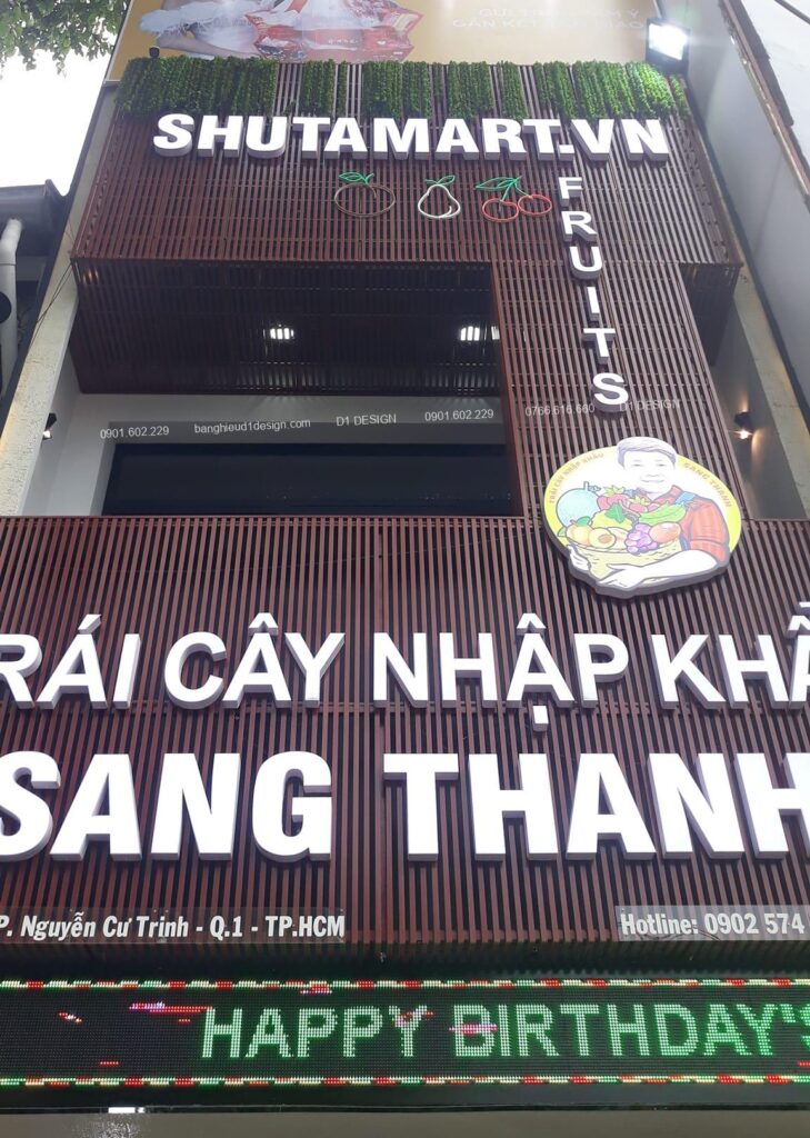 Làm bảng hiệu quảng cáo tại quận 1 chất lượng và thẩm mỹ bảng hiệu gỗ nhựa tại quận 1