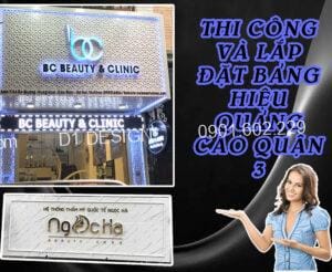 thi công và lắp đặt bảng hiệu quảng cáo quận 3