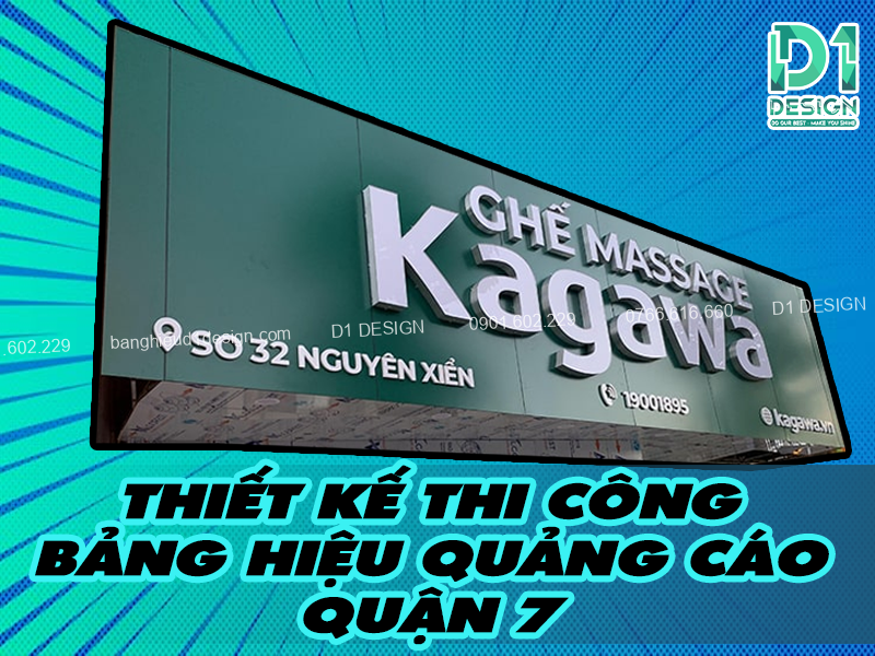 thiết kế thi công bảng hiệu quảng cáo quận 7 